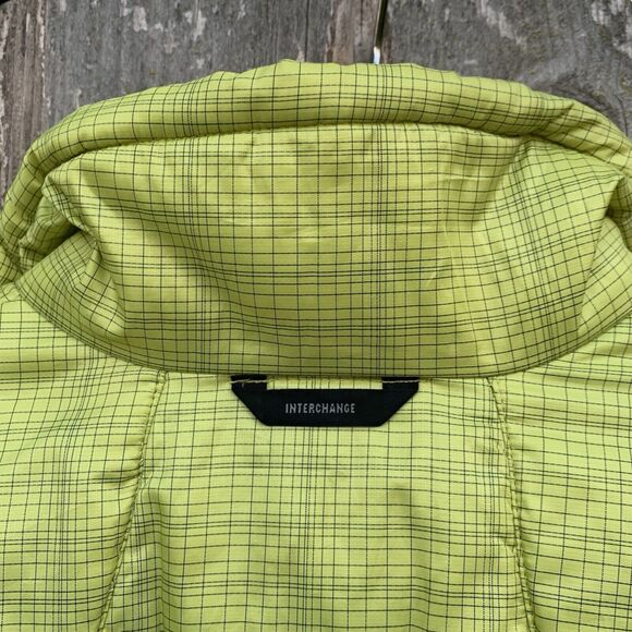COLUMBIA Jacket Womens Sz Medium Bright Yellow Quilted Core Interchange - Picture 13 of 16